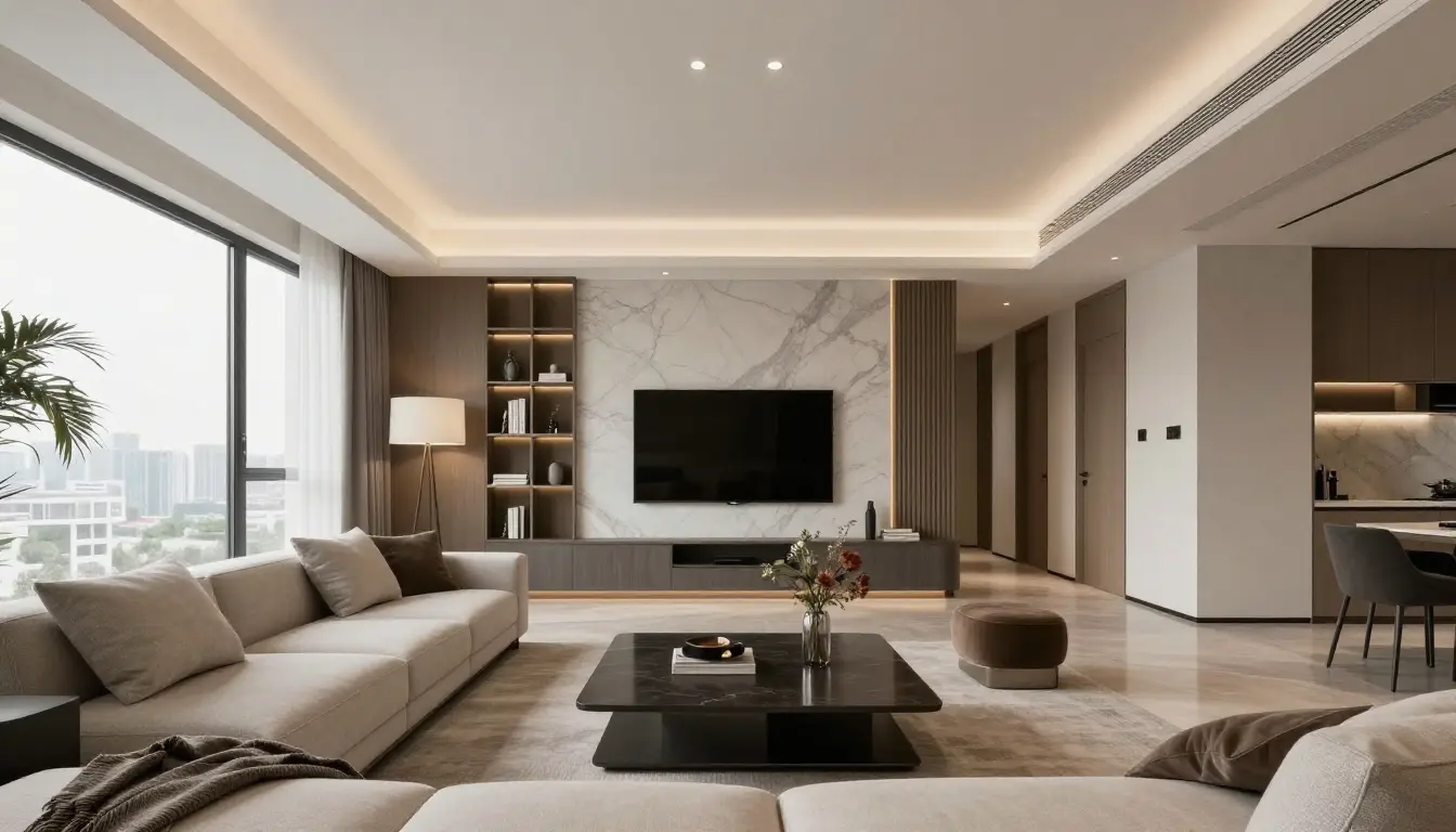Luxury living room decor